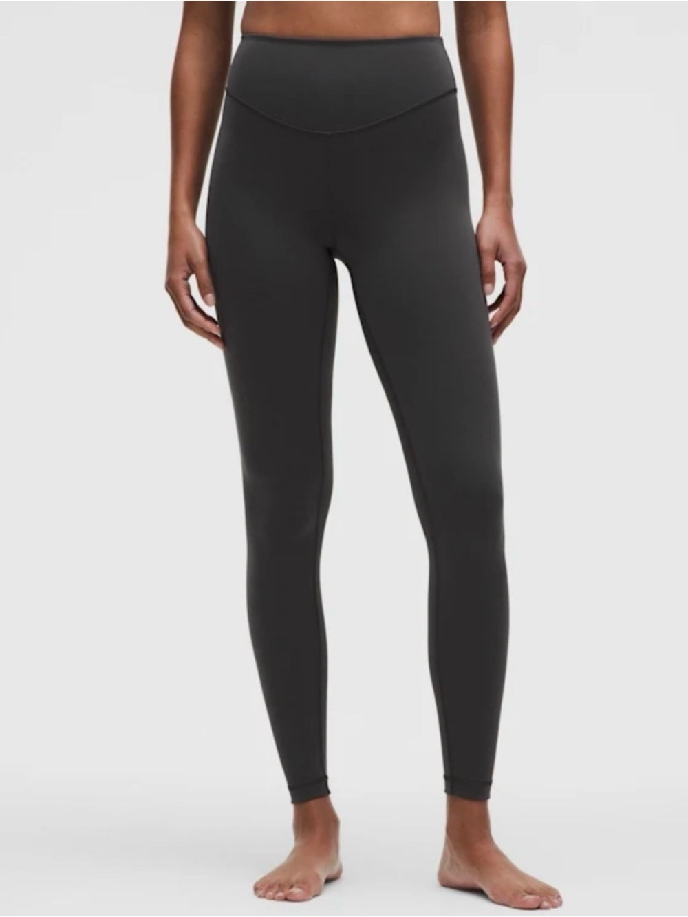 Lululemon Wunder Under SmoothCover High-Rise Tights 25" Graphite Gray - Size 8